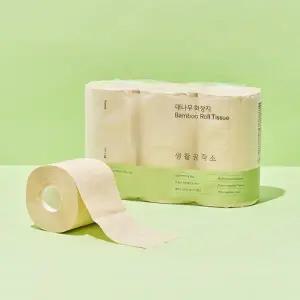 [생활공작소] 대나무 화장지 27m x 6롤 2개