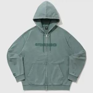 엄브로 워시드 니트 집업 BB UQ121CFT22 BGN DCH