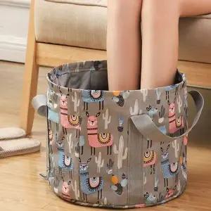 휴대용 족욕기 접이식 워터백 여행용 발 마사지기 캠핑 출장 다용도 발욕기 (WFK7QWV)