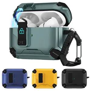 에어팟 프로3세대 마그네틱 락 잠금 맥세이프 범퍼 거치대 카라비너 키링 케이스