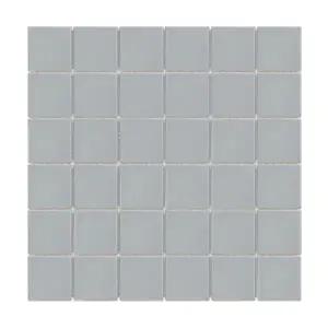 점착식 자기질모자이크타일 라이트그레이 48mm 1장
