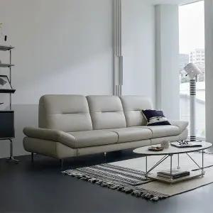 [다우닝] 센느 3.5인 전체 천연가죽 소파