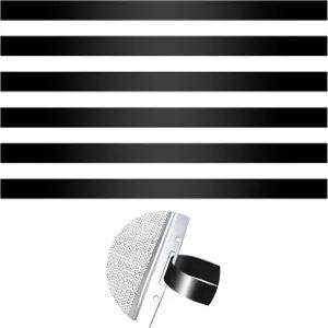 6개 스네어 드럼 스트랩 와이어 폴리에스터 필름 블랙 스트립 트래핑 키트 벨트 14인치 드럼용