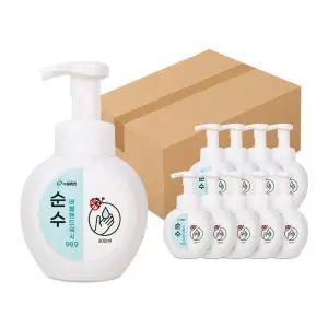 순수 버블 핸드워시 99.9 항균 300ml 손세정제 X10개묶음 I005