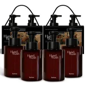 헤트라스 대용량 산양유 퍼퓸 버블 핸드워시 515ml x 4개 플라워스토어
