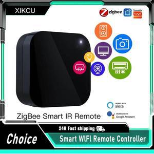 스마트 와이파이 원격 지그비 IR 컨트롤러 적외선 투야 홈 TV DVD 에어컨용 범용 알렉사 구글 지원