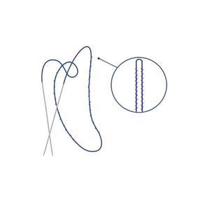 핫 흡수성 코그사 애완동물용 PGA PDO 수술용 봉합사 (바늘 포함, 멸균 개별 포장, PET 소모품)