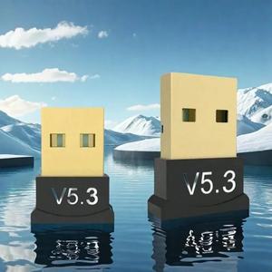 무선 USB 블루투스 5.3 어댑터 컴퓨터 PC 노트북 이어폰 미니 소형 S F8S1 용 음악 수신기 전송