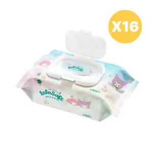 그린핑거 라라소프트 산리오 물티슈 캡형 100매X16팩 BNS