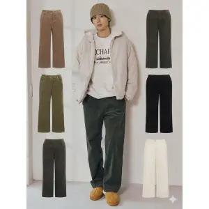 [폴햄](광주신세계)남성 코듀로이 와이드 팬츠