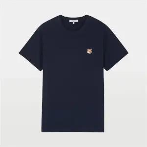 메종키츠네 폭스 헤드 패치 남녀공용 반팔 티셔츠 AM00103KJ0008 P480