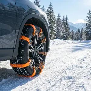 미끄럼방지 TPU 벨트형 스노우체인 3분 퀵장착 눈길대비 10p 세트구성
