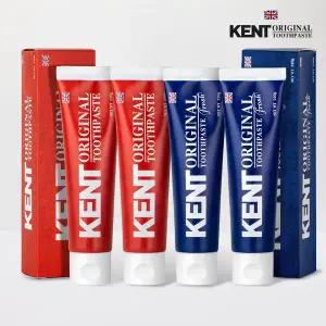 [켄트] 치약120g 4개(오리지널2+프레쉬2) 피톤치드향과 페퍼민트향 2종 중 택1