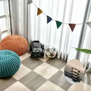 조립식 헤링본 타일 데크타일 9P