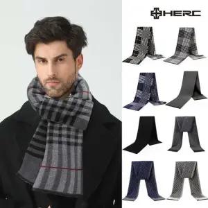 남성 남자 목도리 목두리 체크 머플러 커플 캐시미어