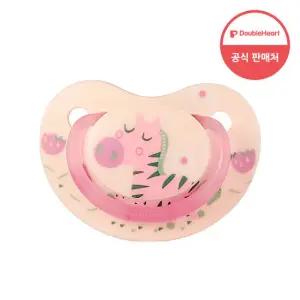 더블하트 펀프렌즈 노리개젖꼭지 얼룩말(M_3개월)