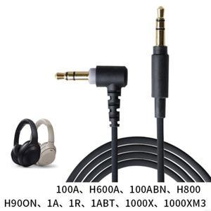 소니 호환  WH-1000XM3 1000XM4 무선 헤드셋 코드 교체용 3.5mm 헤드폰 케이블 금도금 커넥터 150cm/59인치