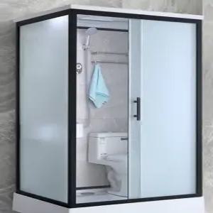 이동식 샤워실 화장실 샤워장 어르신 간이 임시 현장 야외 부스 공사장 변기 수세식