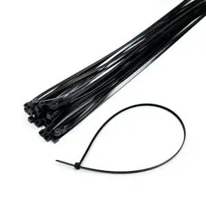 가정케이블타이 전선정리 벽고정 바닥선정리 케이블홀더 검정 5x600mm 50p (WFKJF31)