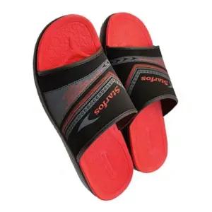 가벼운 쿠션 지압 슬리퍼 남녀용 레드 사무실 신발 (WFKIMDE)