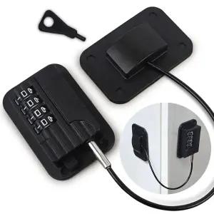 도어락 블랙 열림방지 다이얼 와이어 잠금장치 자물쇠