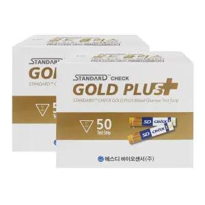 SD 에스디 체크 골드플러스 혈당시험지 100매 당 체크지 혈당 스트립