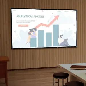 빔프로젝터 스크린 영화빔스크린 221x125cm