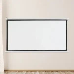 빔프로젝터 스크린 60형 벽걸이