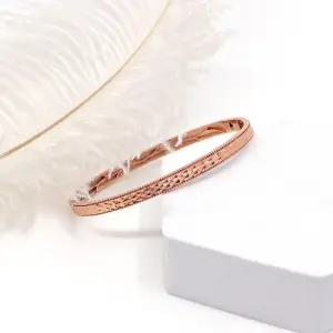 14k 마름모 컷팅 볼륨 뱅글 팔찌 OPGDB491