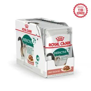 로얄캐닌 고양이사료 인스팅티브 7+ [그레이비] 파우치 85g 12개 (1BOX)