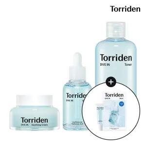 [SET] 토리든 다이브인 세럼 50ml+토너 300ml+수딩크림 100ml (+다이브인 마스크 1매+세럼 10ml)