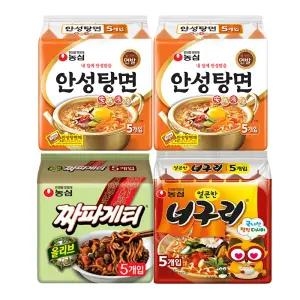 안안너짜(안성탕면2,너구리1,짜파게티1)