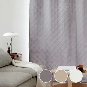 워밍 분리형 방한 방풍 보온 패딩 누빔 커튼 가리개 가림막 거실 암막 커텐 호환가능