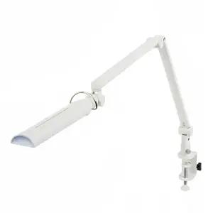 다이아소닉 LED스탠드 DL-120PH  밝기 2000LUX [색상: 화이트 구성: 메탈클램프] 사무실  작업용 조명