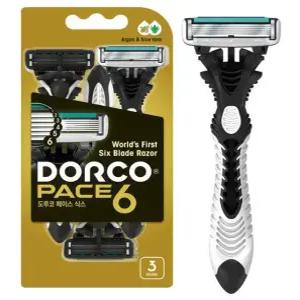 도루코 페이스6 휴대용면도기3입/SX-A100/여행용면도기