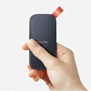 샌디스크 정품 외장 SSD 1테라 2테라 미니 휴대용 대용량 외장형 하드 1TB 2TB USB C타입 포터블 저장 장치