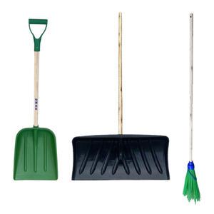 P삽 넉가래 개량비 3종세트 눈삽 도로비 빗자루 제설용품 제설 도구 장비