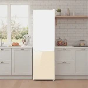 캐리어 모드비 250L 파스텔 피트인 콤비냉장고 MRNC251ESM1 화이트+베이지