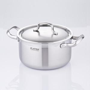 [기타]키친플라워 플래티나 통3중 누보 냄비 양수 18cm