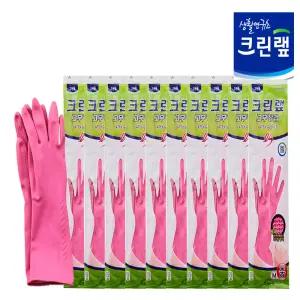 크린랩 es크린고무장갑 중형(M) 10입