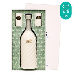 [품질보장]선운산복분자주흥진 프리미엄 원형도자기복분자주1호세트 19도 700ml