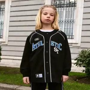 [스타터 블랙라벨 키즈]베이스볼 져지 자켓 (블랙) ST241OJK01_BLK