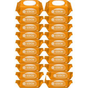 깨끗한나라 베이비 케어 코코 물티슈 캡형 100매x20개