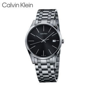 CK 캘빈클라인 시계 K4N23141 타임 남성용 손목시계 메탈밴드 스위스 메이드