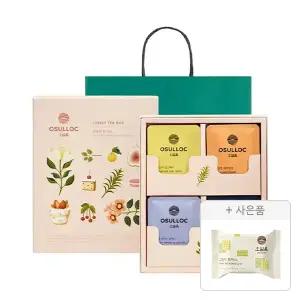 오설록 러블리티박스 세트, 12입+증정 (그린티웨하스 17g, 1개)