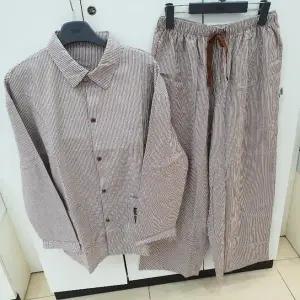 [예스] DP01 예스/남성/면잠옷세트/브라운  YSMNA855 (S18871961)