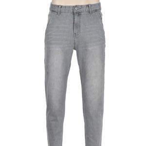 [디작소]남성 데일리 워싱 스판 그레이 데님 청바지