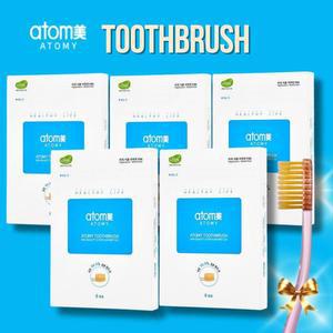 [애터미] 애터미 칫솔 8개입 X 5set (40개입) 항균 미세모 골드