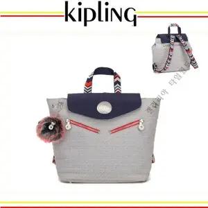 [NS홈쇼핑]키플링 끈이 예뻐 10리터 미니 백팩 온어롤 그레이 엠보 온어롤 KJBBA38 NE/B..
