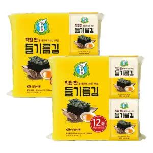 지도표 성경김 고소한 들기름 식탁김 4g 12봉+12봉